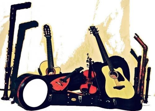 An Irish Planxty Ensemble Saltarello und Gastmusiker